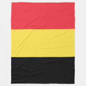 Belgische vlag fleece deken (Voorkant)