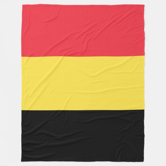 Belgische vlag fleece deken (Voorkant)