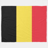 Belgische vlag fleece deken (Voorkant (Horizontaal))