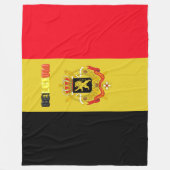 Belgische vlag fleece deken (Voorkant)