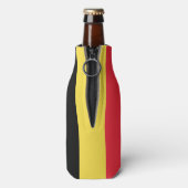 Belgische vlag flesjeskoeler (Fles Achterkant)