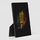Belgische vlag fotoplaat (Zijkant)