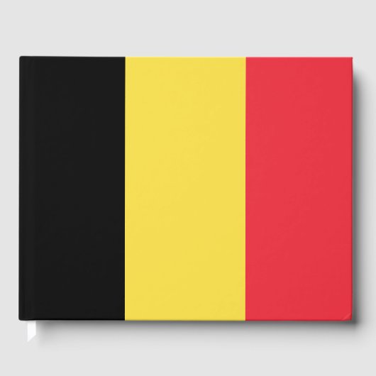 Belgische vlag gastenboek (Voorkant)