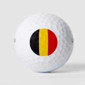 Belgische vlag golfballen (Voorkant)