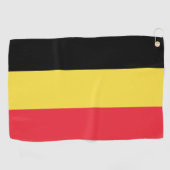 Belgische vlag golfhanddoek (Horizontaal)