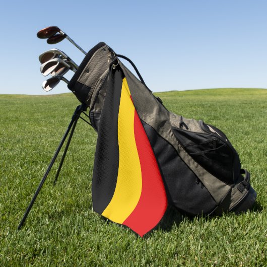 Belgische vlag golfhanddoek (Groen)