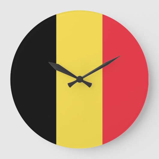 Belgische vlag grote klok (Voorkant)