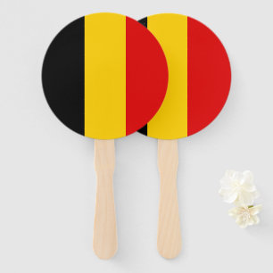 Belgische vlag handwaaier