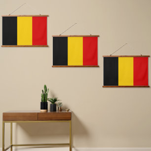 Belgische vlag hangend wandkleed