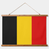 Belgische vlag hangend wandkleed (Voorkant)