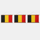 Belgische vlag hangend wandkleed (Driedubbel)