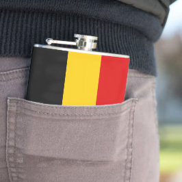 Belgische vlag heupfles