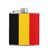 Belgische vlag heupfles (Voorkant)