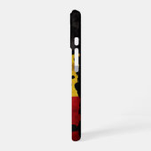 Belgische vlag iPhone 16 hoesje (Linkerkant)