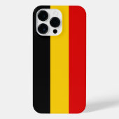 Belgische vlag iPhone hoesje (Achterkant)