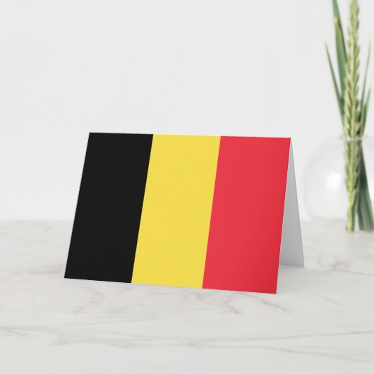 Belgische vlag kaart (Voorkant)