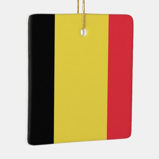 Belgische vlag keramisch ornament (Rechts)
