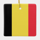 Belgische vlag keramisch ornament (Voorkant)