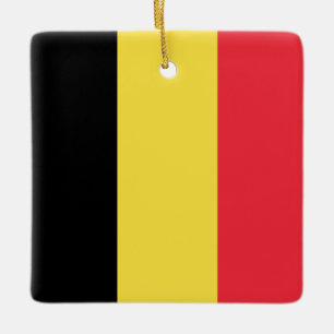 Belgische vlag keramisch ornament