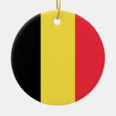 Belgische vlag keramisch ornament (Voorkant)