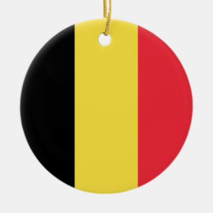 Belgische vlag keramisch ornament