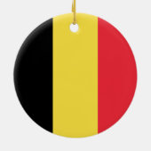 Belgische vlag keramisch ornament (Achterkant)