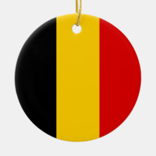 Belgische vlag keramisch ornament
