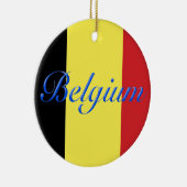 Belgische vlag keramisch ornament (Rechts)