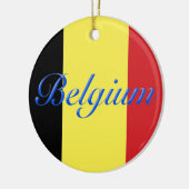 Belgische vlag keramisch ornament (Links)
