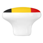 Belgische vlag keramische knop (Zijkant)