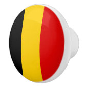 Belgische vlag keramische knop (Rechts)