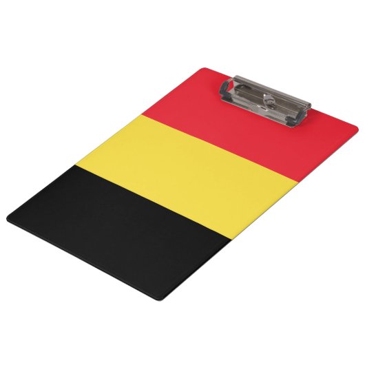 Belgische vlag klembord (Gekanteld)