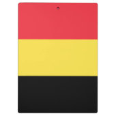 Belgische vlag klembord (Achterkant)