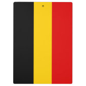 Belgische vlag klembord (Achterkant)