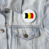 Belgische Vlag Knop Ronde Button 5,7 Cm (In situ)