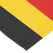 Belgische vlag korte tafelloper (Hoek)