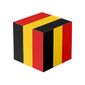 Belgische vlag kubus (Achter hoekig)