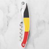 Belgische vlag kurkentrekker (Voorkant)