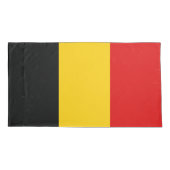 Belgische vlag kussensloop (Achterkant)
