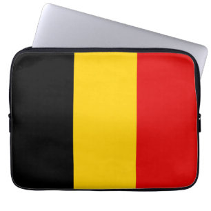 Belgische vlag laptop sleeve