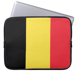 Belgische vlag laptop sleeve