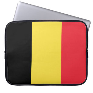 Belgische vlag laptop sleeve