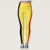 Belgische vlag leggings (Voorkant)