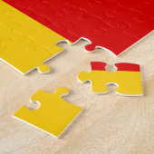 Belgische vlag legpuzzel (Zijkant)