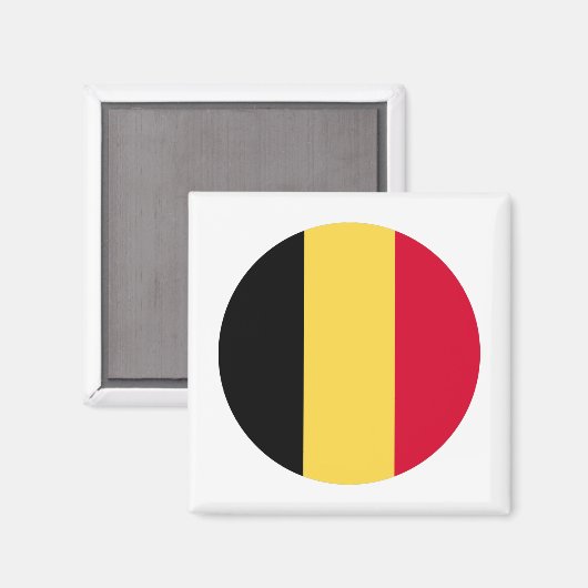 Belgische vlag magneet (Voorkant / Achterkant)