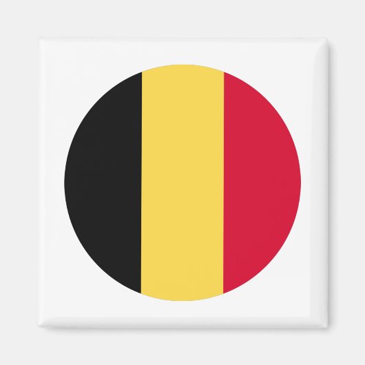 Belgische vlag magneet (Voorkant)