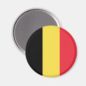 Belgische vlag magneet (Voorkant / Achterkant)