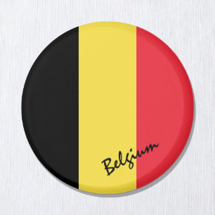 Belgische vlag Magnet, vakantie Brussel, België Magneet