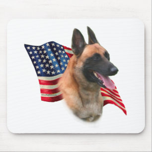 Belgische vlag Malinois Muismat