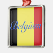 Belgische vlag metalen ornament (Links)